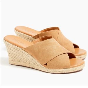 J.CREW Tan Wedges